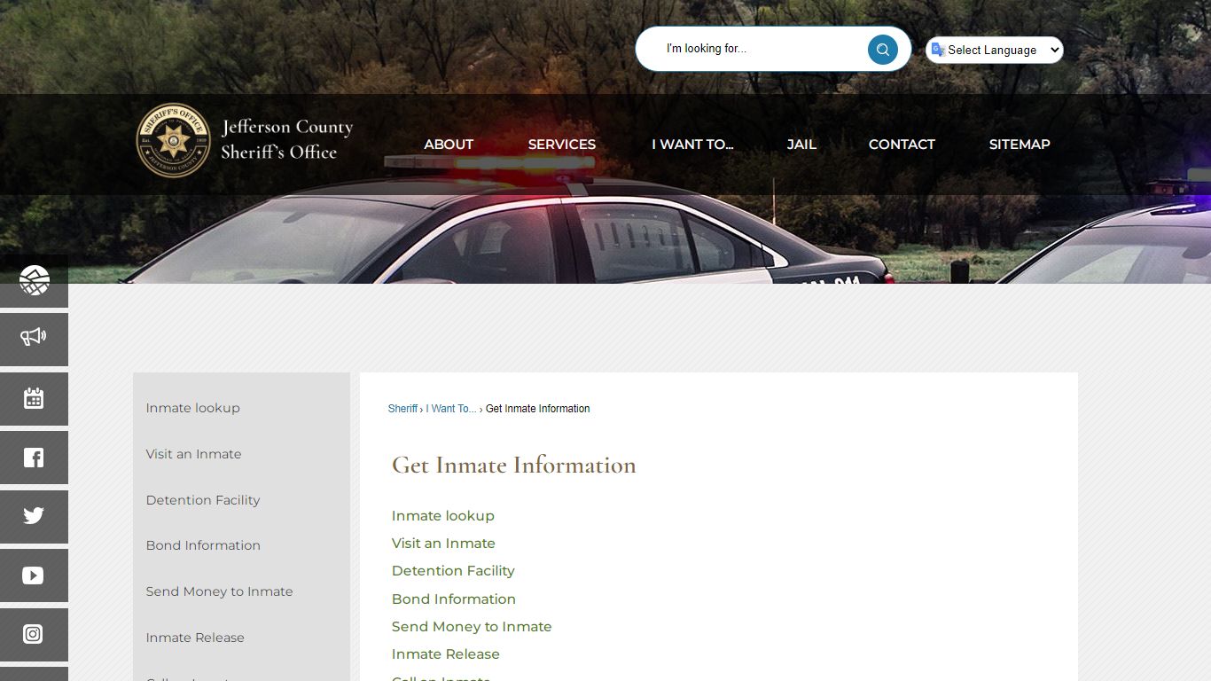 Get Inmate Information | Jefferson County, CO